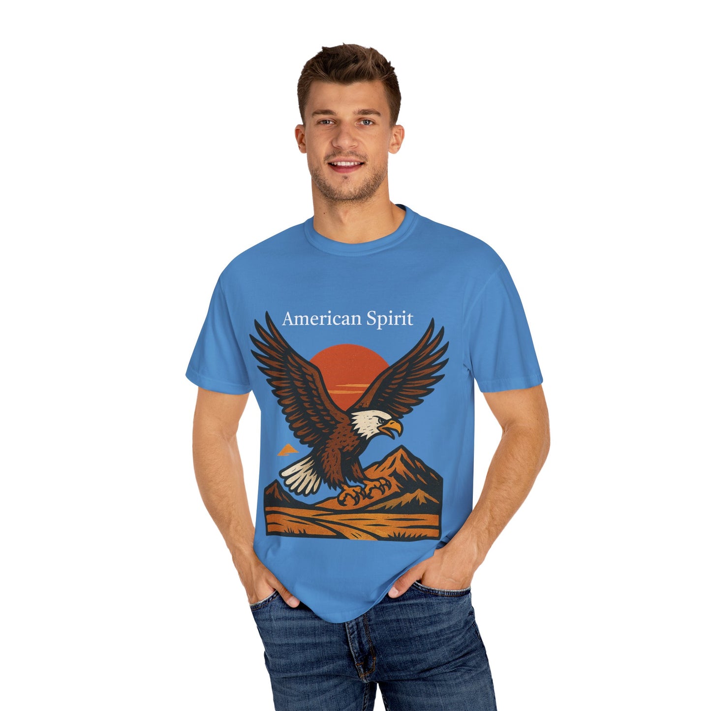 Eagle Graphic T-Shirt, Nature Lover Tee, Adventure Apparel, Vintage Style Shirt, Gift for Outdoorsy Friends