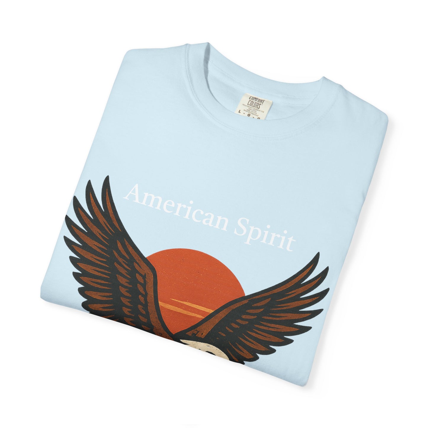 T-shirt Aigle Majestueux – Illustration Vintage au Coucher du Soleil