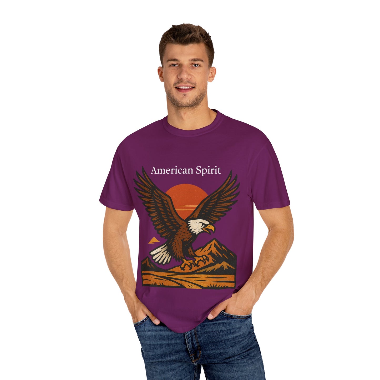 Eagle Graphic T-Shirt, Nature Lover Tee, Adventure Apparel, Vintage Style Shirt, Gift for Outdoorsy Friends