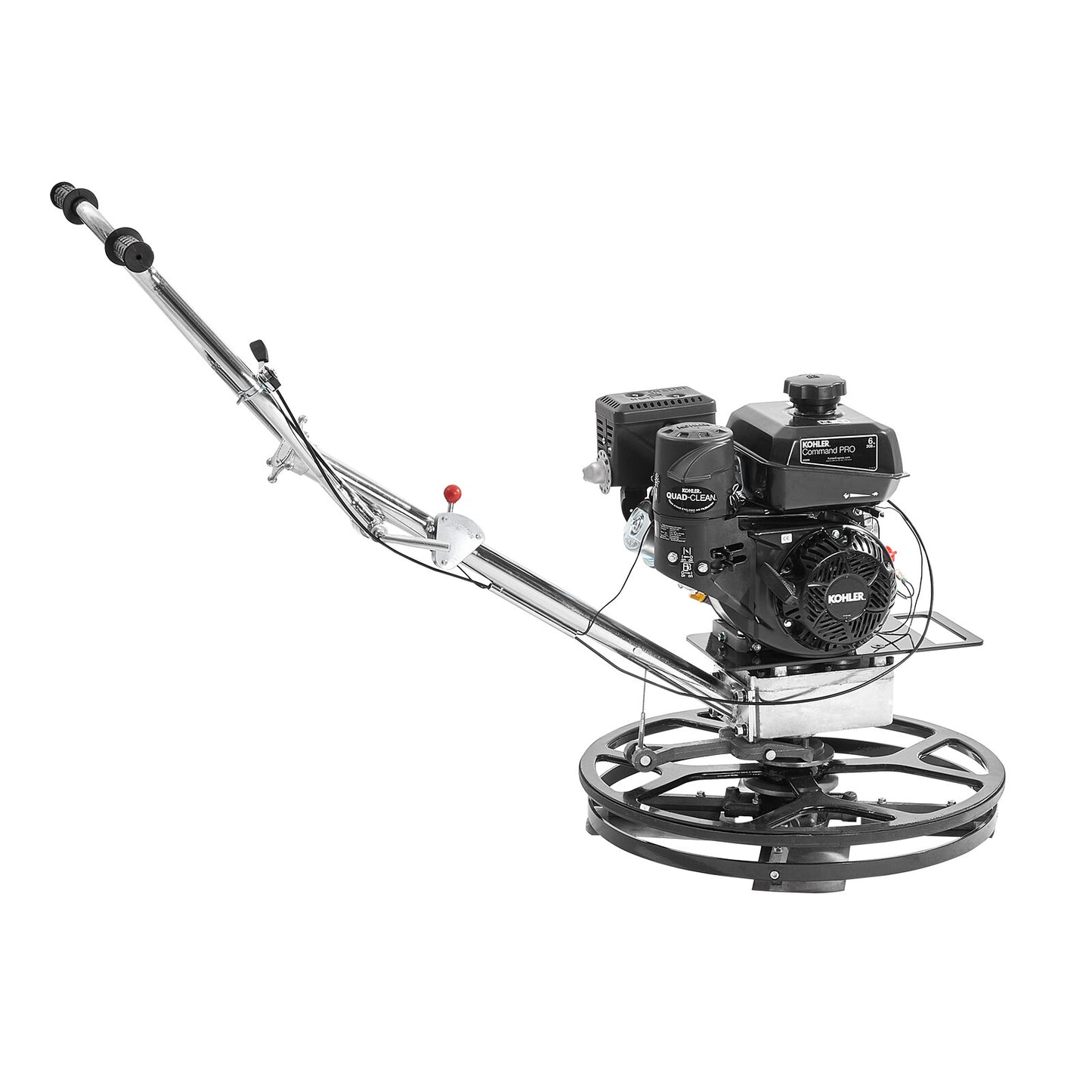 VEVOR Truelle À Ciment Conducteur Marchant À Essence 610 Mm 6 CV Lame Flottante
