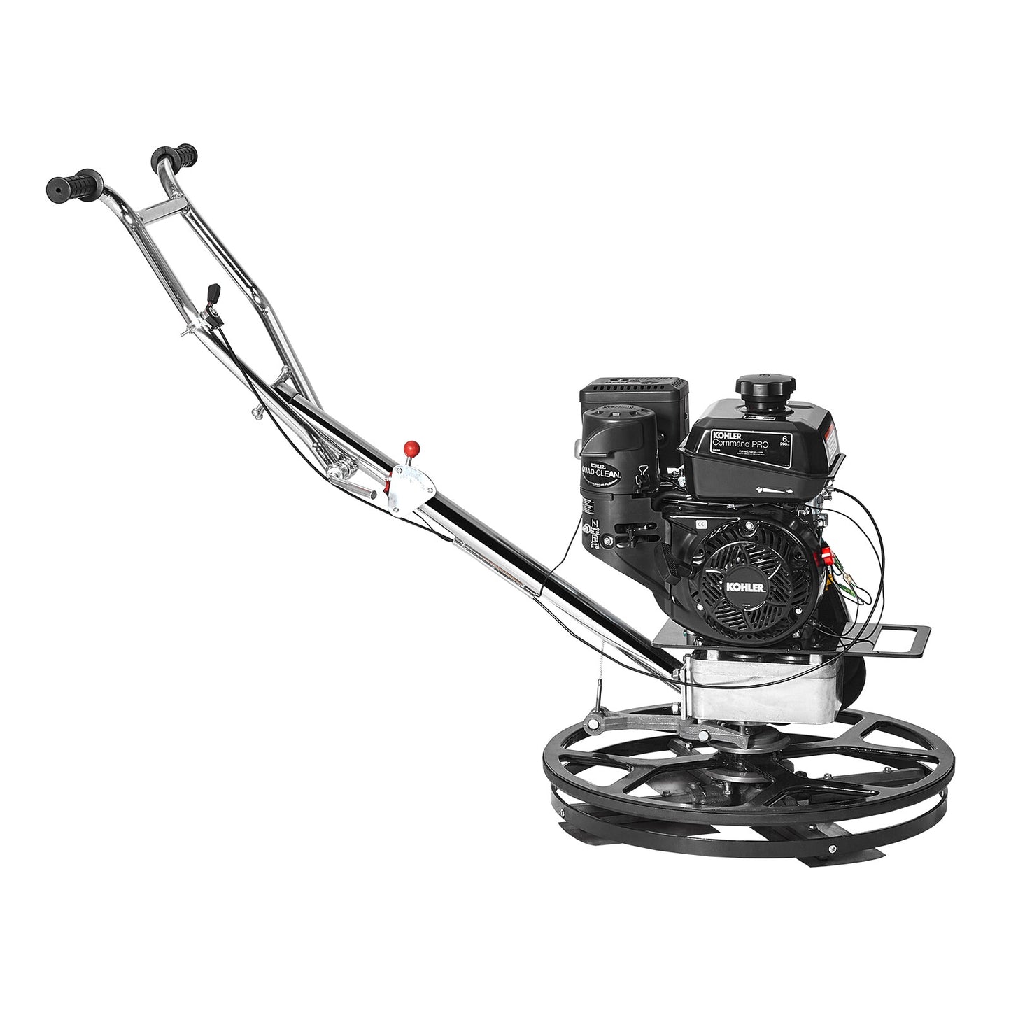 VEVOR Truelle À Ciment Conducteur Marchant À Essence 610 Mm 6 CV Lame Flottante