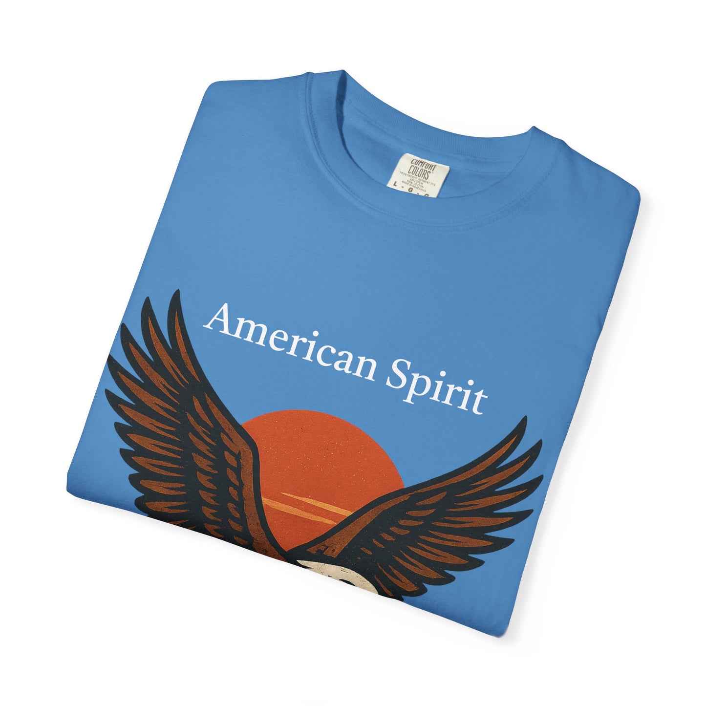T-shirt Aigle Majestueux – Illustration Vintage au Coucher du Soleil