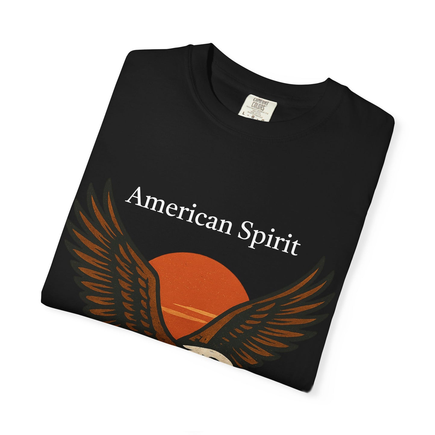 T-shirt Aigle Majestueux – Illustration Vintage au Coucher du Soleil