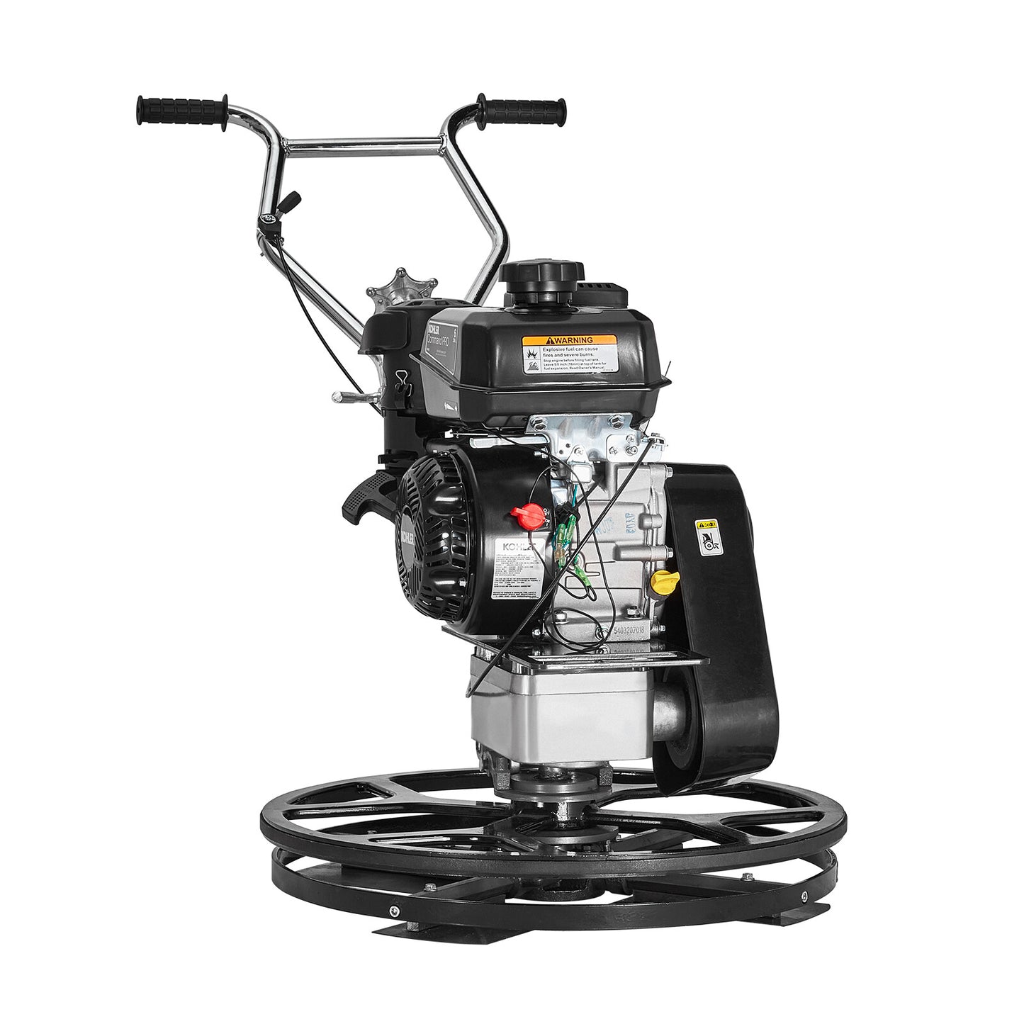 VEVOR Truelle À Ciment Conducteur Marchant À Essence 610 Mm 6 CV Lame Flottante