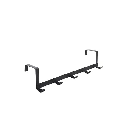 1 Piece of Household Space Saving Five Hook Door Hanger Hook Easy to Install Modern Style Durable Jacket Storage Rack