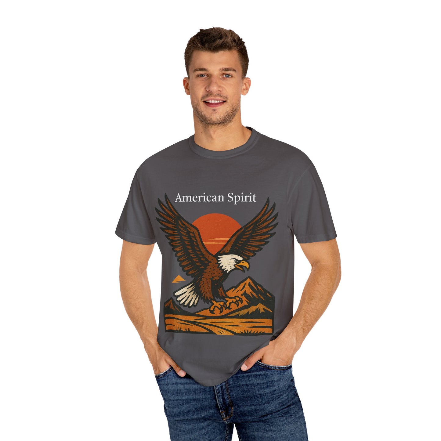 Eagle Graphic T-Shirt, Nature Lover Tee, Adventure Apparel, Vintage Style Shirt, Gift for Outdoorsy Friends
