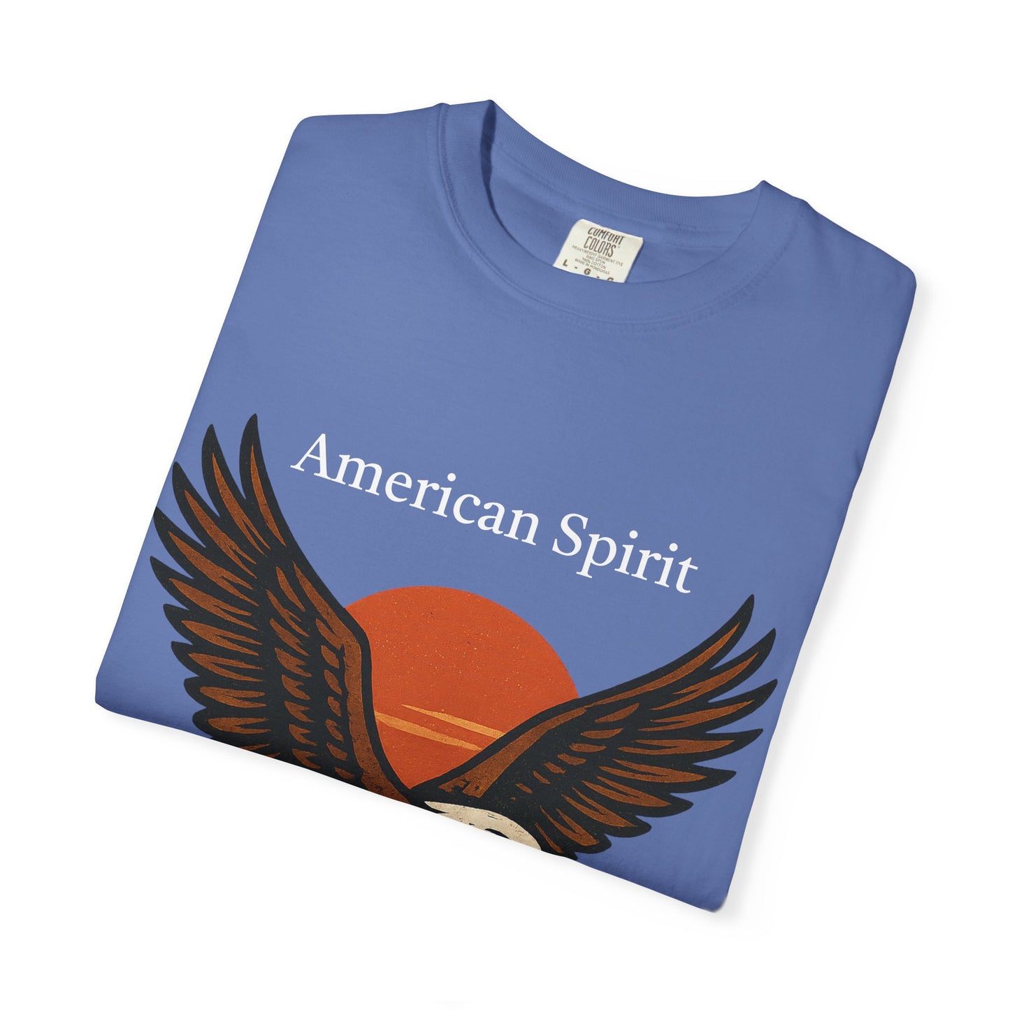 T-shirt Aigle Majestueux – Illustration Vintage au Coucher du Soleil