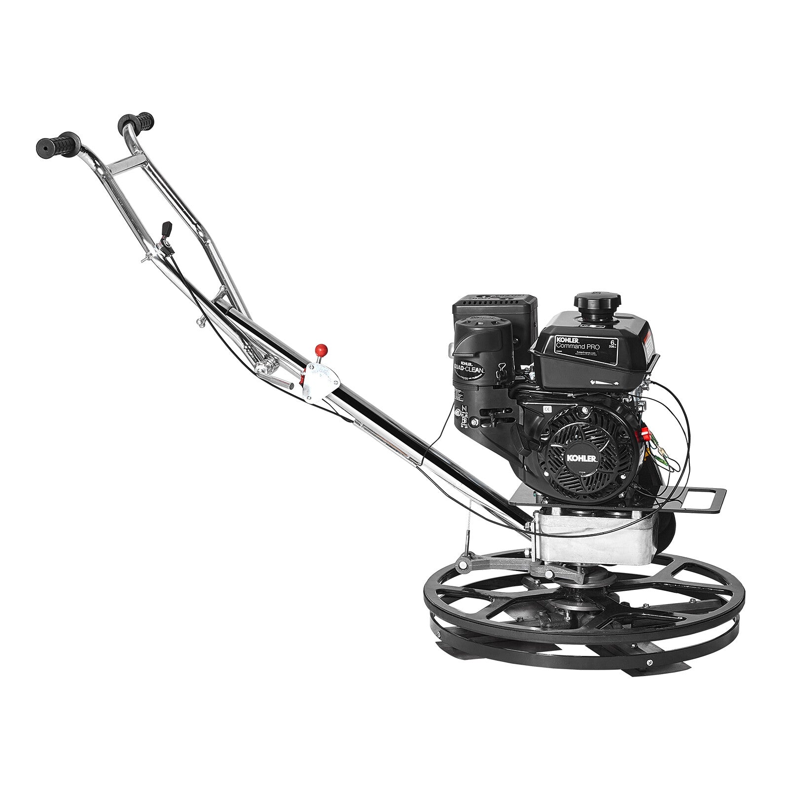 VEVOR Truelle À Ciment Conducteur Marchant À Essence 610 Mm 6 CV Lame Flottante