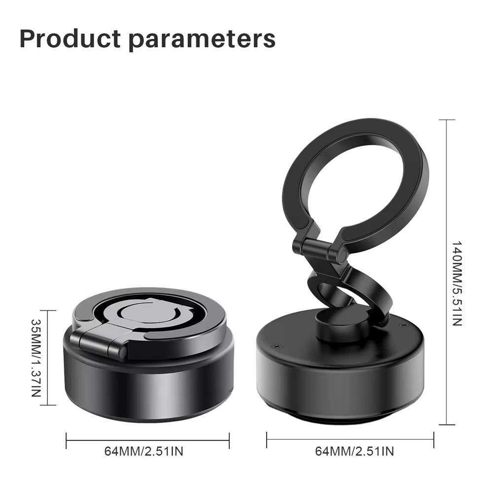 Vacuum Magnetic Phone Holder Navigation Holder with Magnet Car Interior Accessories Flexible Automobile Cradles 360 Degrees