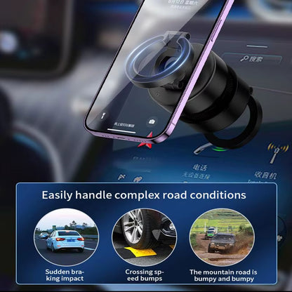 Vacuum Magnetic Phone Holder Navigation Holder with Magnet Car Interior Accessories Flexible Automobile Cradles 360 Degrees