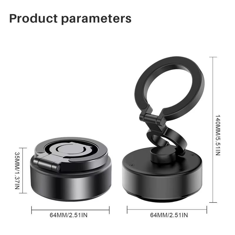 Vacuum Magnetic Phone Holder Navigation Holder with Magnet Car Interior Accessories Flexible Automobile Cradles 360 Degrees
