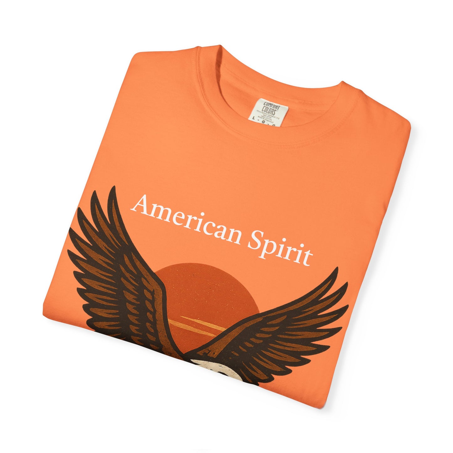 T-shirt Aigle Majestueux – Illustration Vintage au Coucher du Soleil