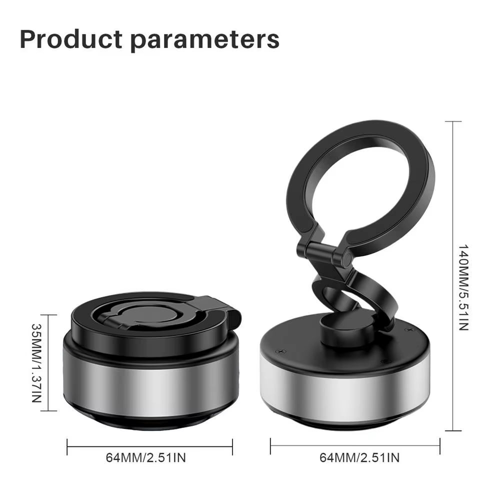 Vacuum Magnetic Phone Holder Navigation Holder with Magnet Car Interior Accessories Flexible Automobile Cradles 360 Degrees